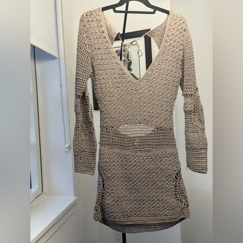 Floor the Label Crochet Dress